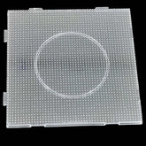 Plastic Pegboards For Aumni Crafts DIY Bead Fusion Kit And All Other Brands 3x2.5mm Mini Fuse Beads 140x140x20xmm Square Transparent Color (Sold as 1 piece)